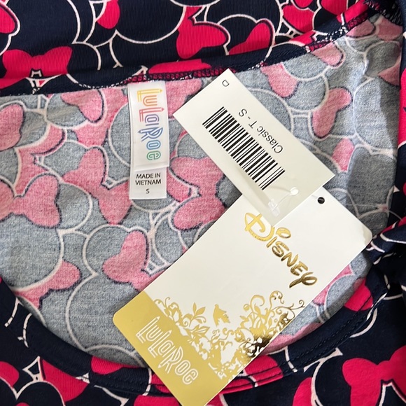 ❗️FINAL❗️ 🆕 BUNDLE LuLaRoe DISNEY Minnie Mouse Tops S 🔴🔴 - Picture 6 of 9